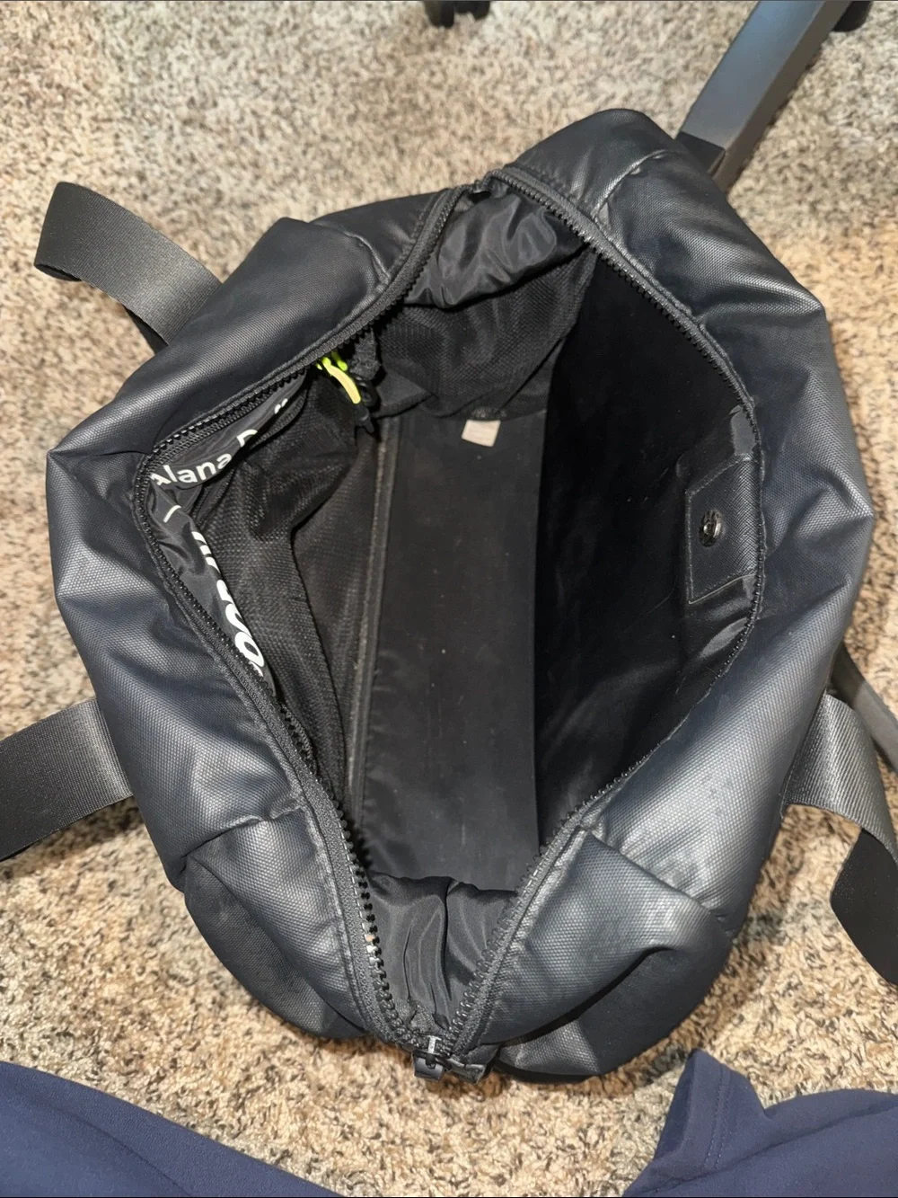 Vooray Alana Duffel Black Snakeskin